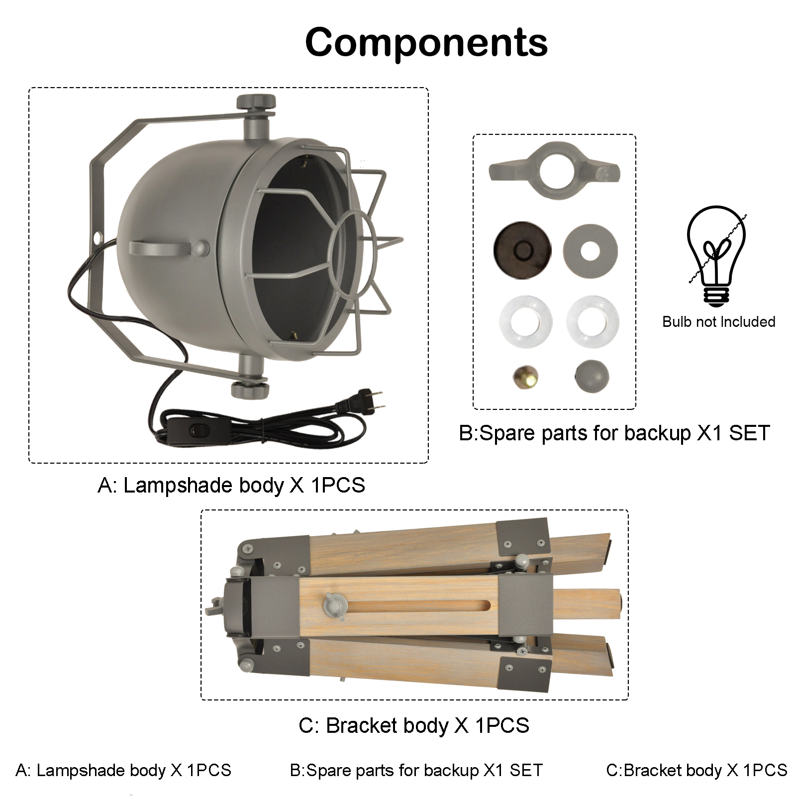 details lampe sur pied